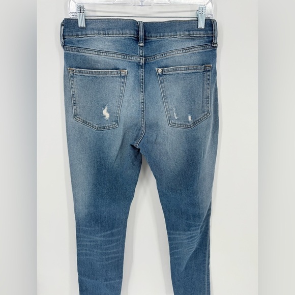 H&M Skinny Coupe Moulante Distressed Jeans Size 32/32 - Picture 4 of 12